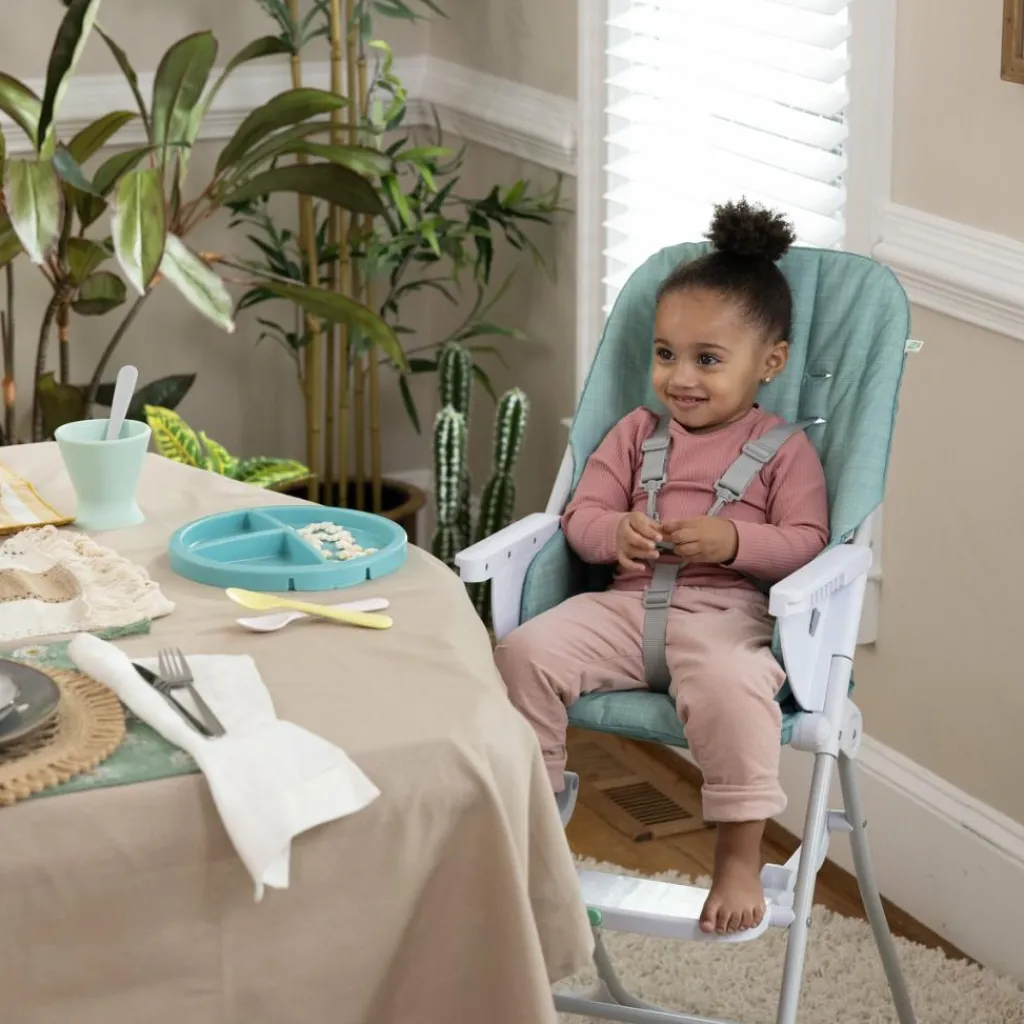 Ingenuity Chaise haute pliante Sun Valley Vert d'eau