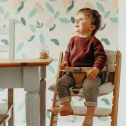 Best Chaise haute Syt évolutive avec tablette naturelle Chaise Haute