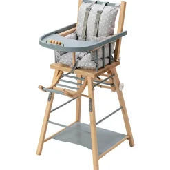 Best Chaise haute transformable Marcel hybride bleu gris Chaise Haute