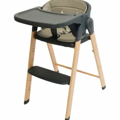 New Chaise haute évolutive Grow With Me gris Chaise Haute