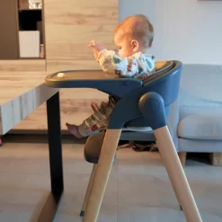 New Chaise haute évolutive Grow With Me gris Chaise Haute