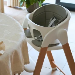 Bo Jungle Chaise haute évolutive Grow With Me Pure white