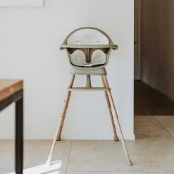 Quax Chaise haute évolutive Ultimo 3 Luxe Thym-Naturel