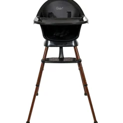 Quax Chaise haute évolutive Ultimo 3 Luxe Black-Walnut