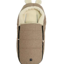 Hot Chancelière capuche souris en laine marron (0-12 mois) Chancelière Cosy