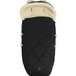 Kaiser Chancelière capuche souris en laine noir (6-36 mois)