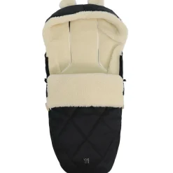 Kaiser Chancelière capuche souris en laine noir (6-36 mois)