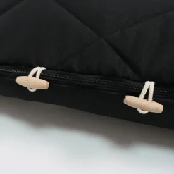 Kaiser Chancelière capuche souris en laine noir (6-36 mois)