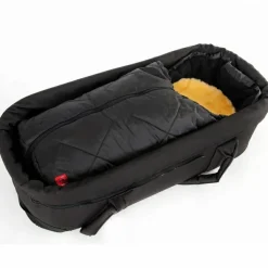 Discount Chancelière Little Sheepy noir - peau d'agneau amovible (0-24 mois) Chancelière Cosy