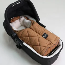 Sale Chancelière évolutive Moony 2 en 1 en polaire Sherpa camel (0-24 mois) Chancelière Cosy