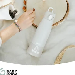 Babymoov Chauffe-biberon nomade Moov & Feed Minéral Sable
