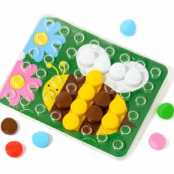 Best Clic'Educ premier jeu de pions Jouet À Encastrer