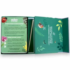 Clearance Coffret Mondy des Curieux (45 cartes de langage bilingues sur le thème de la nature) Apprentissage Du Temps Et Quotidien