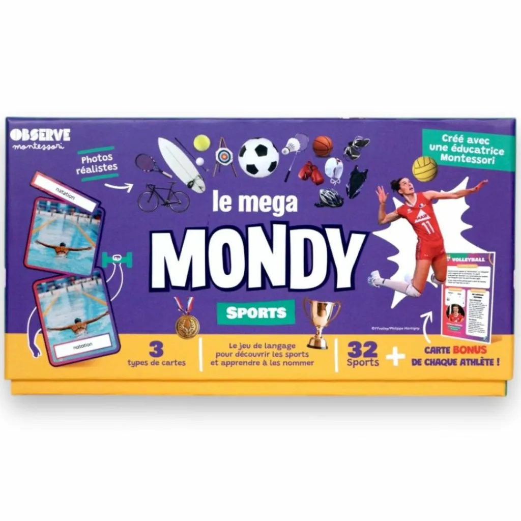 Discount Coffret Mondy des Sports (jeu de langage des sports olympiques) Apprentissage Du Temps Et Quotidien