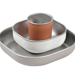 Béaba Coffret repas inox terracotta
