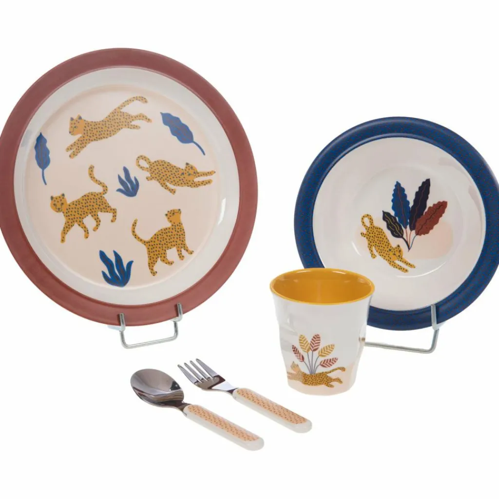 Amadeus Les Petits Coffret repas Liam dans la savane (5 pièces)