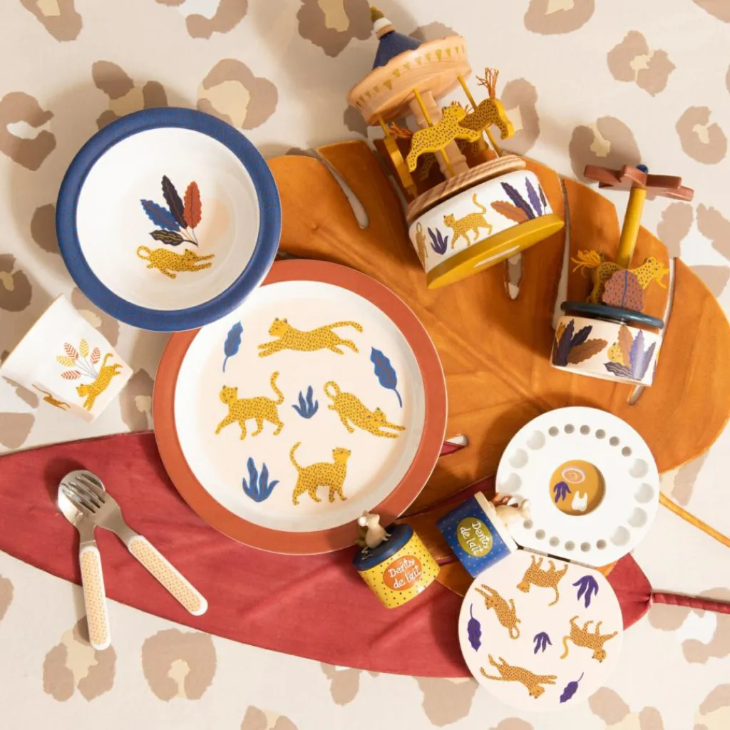Amadeus Les Petits Coffret repas Liam dans la savane (5 pièces)