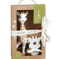 Sophie la girafe Coffret So'pure hochet + sucette de dentition