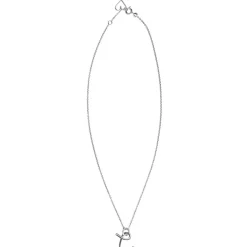Enfant Padam Padam Collier chaîne La petite majuscule argent (personnalisable)