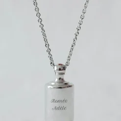 New Collier personnalisable en argenté rhodié Collier Maman