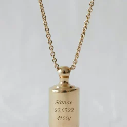 Clearance Collier personnalisable plaqué or jaune Collier Maman