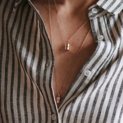 Mon Petit Poids Collier personnalisable plaqué or rose