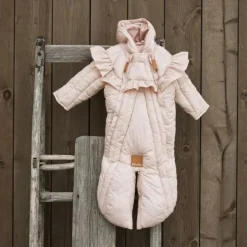 Elodie Details Combinaison pilote bébé Powder Pink (0-6 mois)