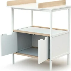 AT4 Commode à langer en bois de hêtre Essentiel plus blanc