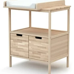 Best Commode à langer en bois de hêtre brut Essentiel Commode À Langer