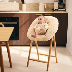 Charlie Crane Coque nouveau né Fur pour chaise haute Tobo