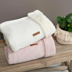 Enfant Baby's Only Couverture en teddy Sense blanche (70 x 95 cm)