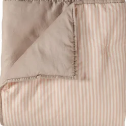 Enfant Kadolis Couverture matelassée Faro Rayé Peach (100 x 140 cm)