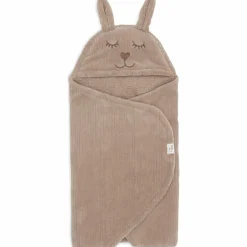 Couverture nomade Bunny Cloudy Rib Milky Coffee Couverture Nomade