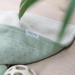 Enfant Baby's Only Couverture Teddy Mood Laurel Green (70 x 95 cm)