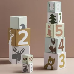 Best Cubes empilables Edvin (10 pièces) Jouet À Empiler