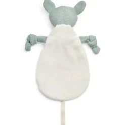 Jollein Doudou attache sucette biche en tricot vert cendre