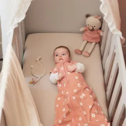 Jollein Doudou attache sucette feuille Nougat