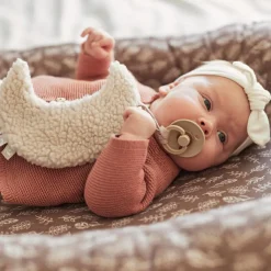 Jollein Doudou attache sucette Lune Nougat