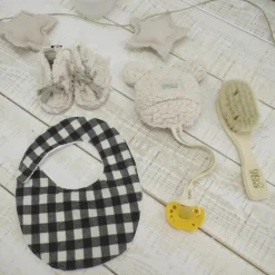 Babyshower Doudou attache sucette Teddy Mouton