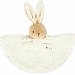 Kaloo Doudou plat Lapin rond crème