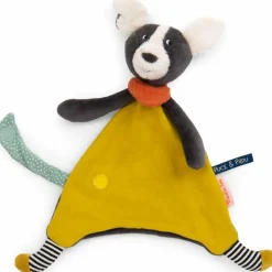 Moulin Roty Doudou Puce jaune Puce et Pilou