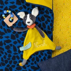 Moulin Roty Doudou Puce jaune Puce et Pilou