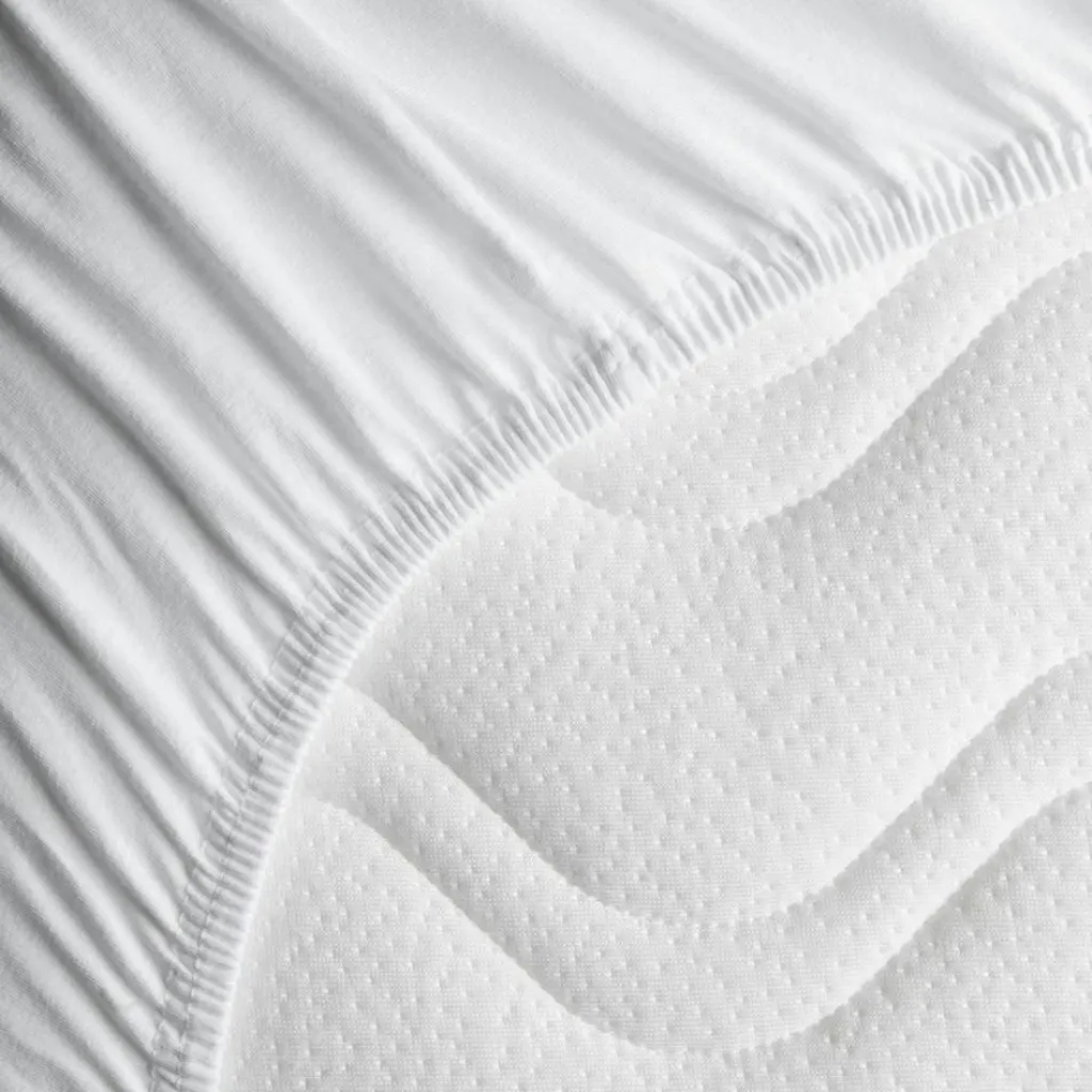 Kadolis Drap housse en coton bio Blanc pour landau (72 x 33 cm)