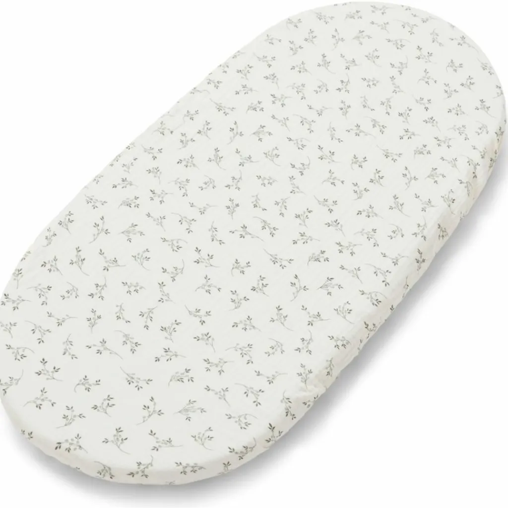 Babyshower Drap housse pour couffin Olive Bloom (75 x 30 cm)