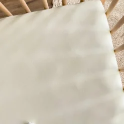 Kadolis Drap housse pur coton Ecru (60 x 120 cm)