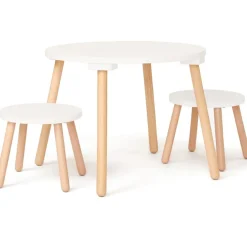Best Ensemble table et tabourets Blanc Table