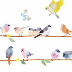 Mimi'lou Frise adhésive sticker Branche d'oiseaux (2,1 m)