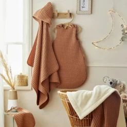 BB & Co Gigoteuse chaude TOG 3 en coton gaufré Cassonade (6-18 mois)