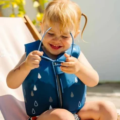 BBLUV Gilet de natation Näj Navy (18-36 mois)