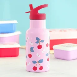 Enfant A Little Lovely Company Gourde isotherme Cerises (350 ml)